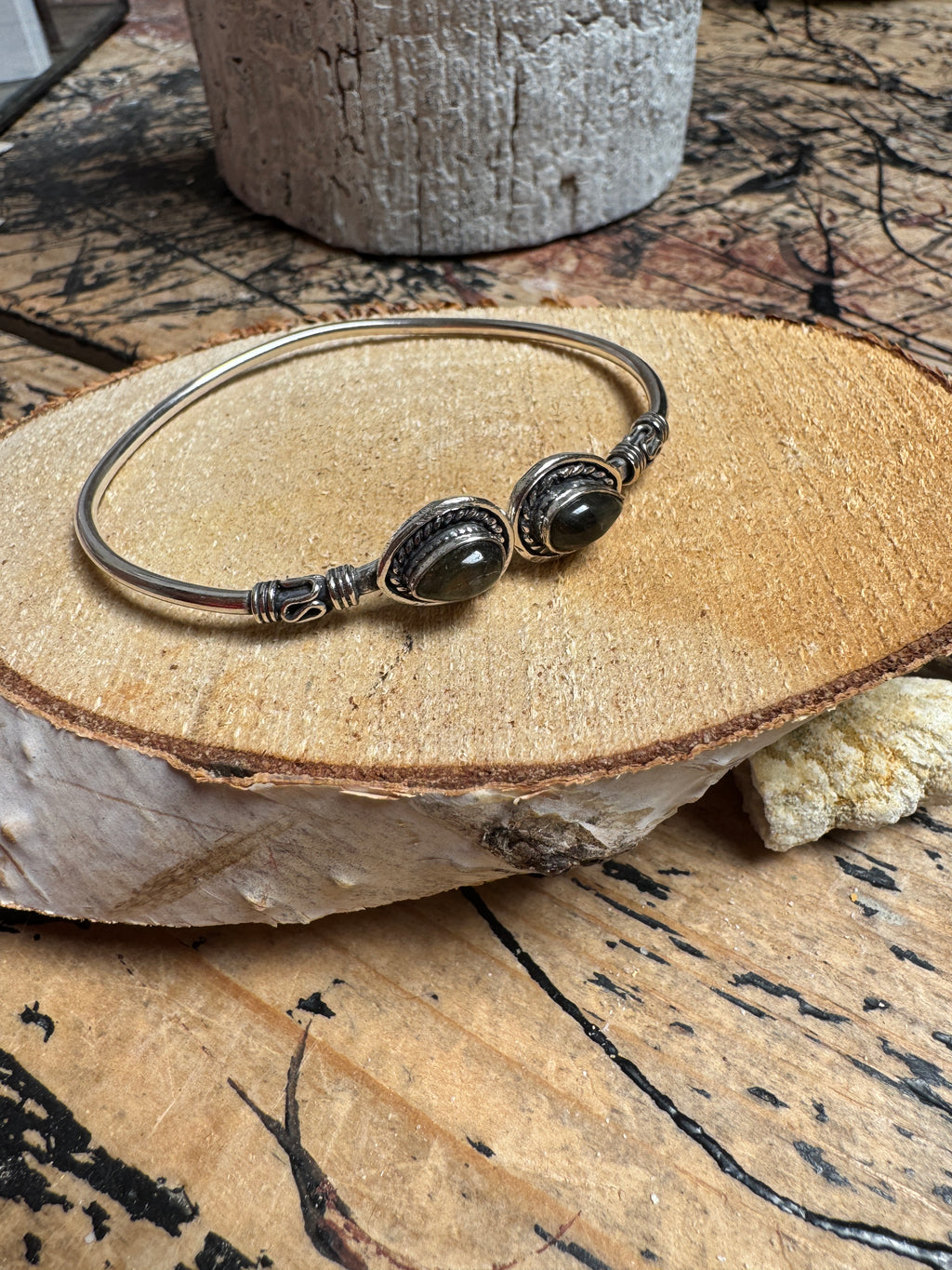 🌌 Cuff armband labradoriet