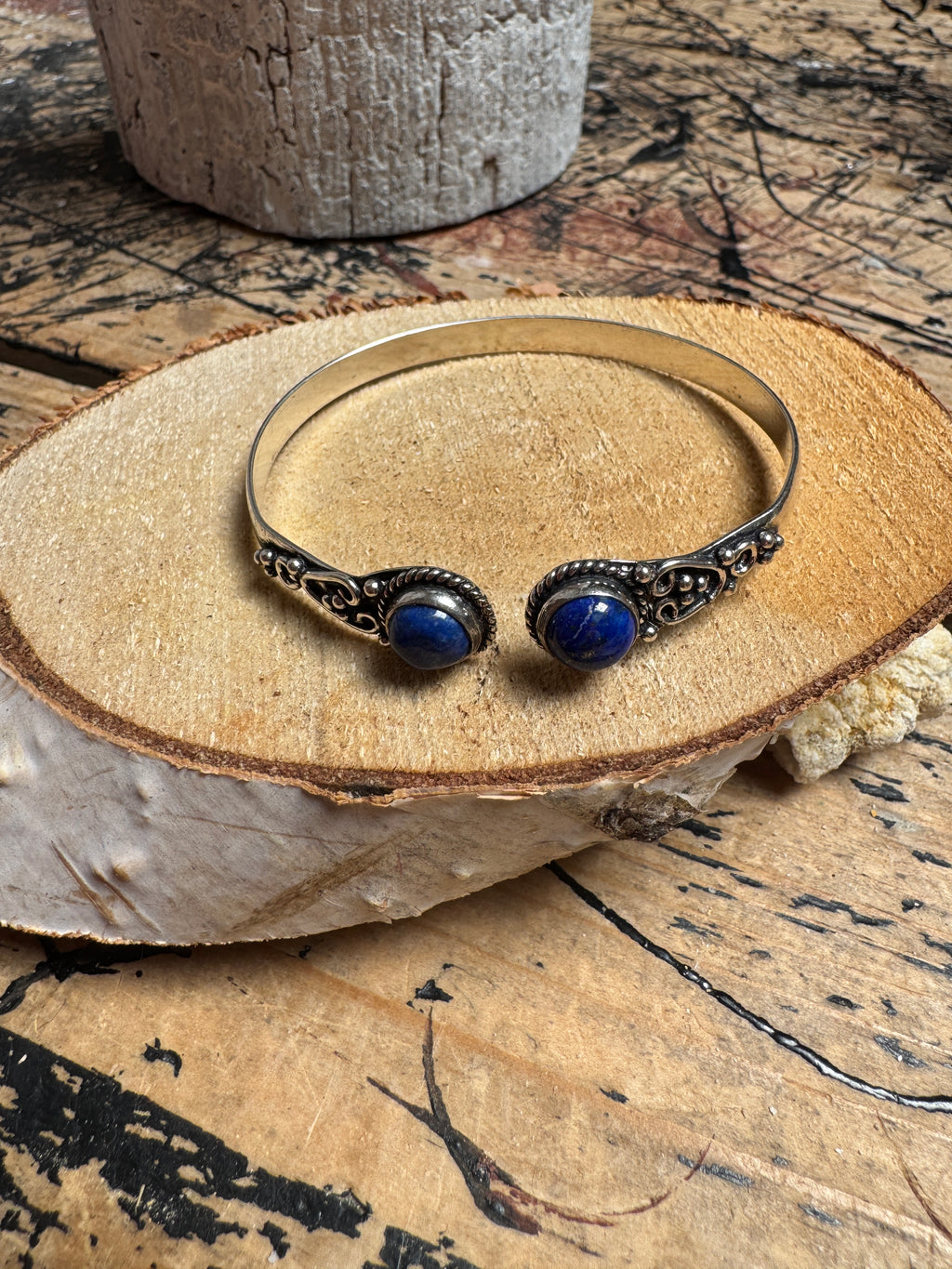 💙 Cuff armband lapis lazuli