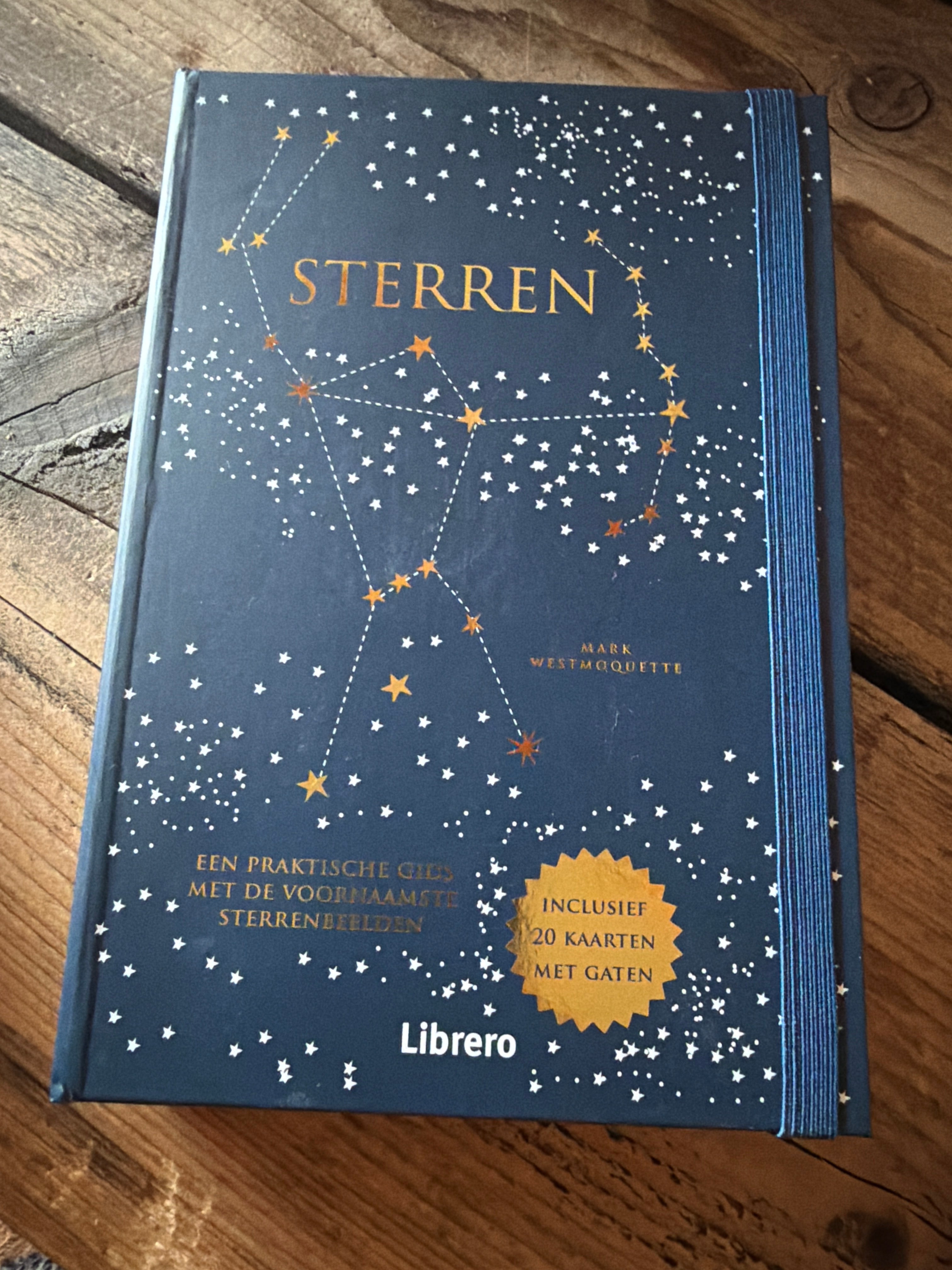 Sterren boek met kaarten