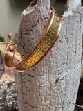 🔶 Koperarmband Bloem des Levens (magnetisch) 🌸