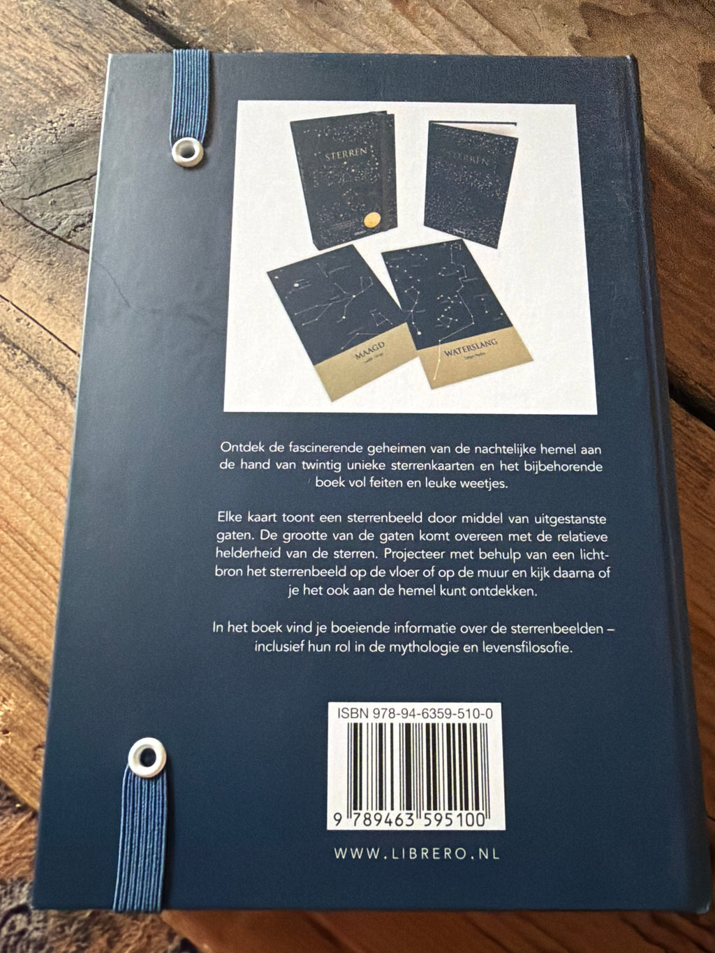Sterren boek met kaarten