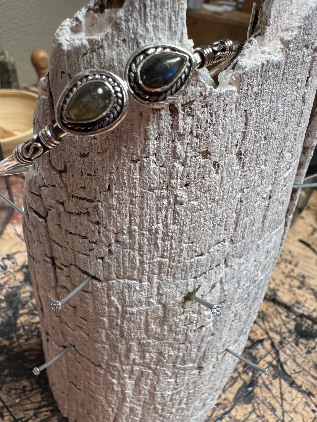 🌌 Cuff armband labradoriet